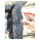 S - Vintage Floral Pillows & Covers with Fringe (Lot of 5)