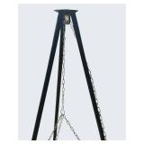 Tripod Fire Pit Cooker with Hanging Grill