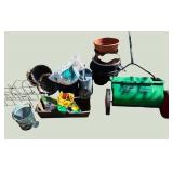 O - Scotts AccuGreen Seed Spreader with Garden Pots & Accessories
