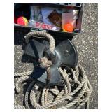 G - Fishing Poles with Reels, Lures, Tackle Boxes, Life Vests & Rope