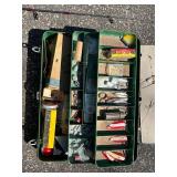 G - Fishing Poles with Reels, Lures, Tackle Boxes, Life Vests & Rope