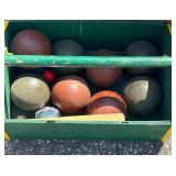 G - Sportcraft Yard Games - Bean Bag Toss, Bocce Ball Set, Badminton Rackets, Cornhole Board