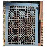 G - Vintage Iron Grates - Ornate Scroll, Lattice Grid & Geometric Mesh