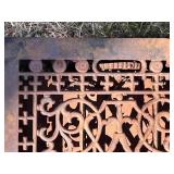 G - Vintage Iron Grates - Ornate Scroll, Lattice Grid & Geometric Mesh