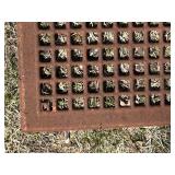 G - Vintage Iron Grates - Ornate Scroll, Lattice Grid & Geometric Mesh