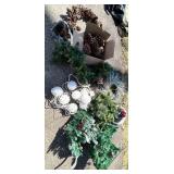 G - Christmas Greens & Lights Assortment with Pine Cones