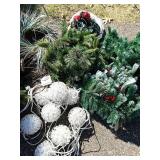 G - Christmas Greens & Lights Assortment with Pine Cones