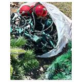 G - Christmas Greens & Lights Assortment with Pine Cones