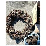 G - Christmas Greens & Lights Assortment with Pine Cones