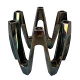 UL - Dansk 6-Arm Candle Holder - Dansk Designs Ltd with 14 in Taper Candles