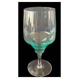 DR - Sasaki Harmony Hand-Blown Aqua Water Glasses