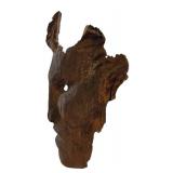 DR - Vintage Hand Carved Decorative Wooden Mask