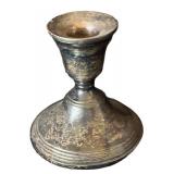 DR - Pair of Sterling Silver Weighted Candle Holders