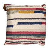 LL - Set of 2 Striped Accent Pillows with Blanket