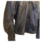 LS - First Gear Premium Riding Equipment Leather Motorcycle Jacket - Women