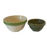 DR - Vintage Green Bowls by Roseville and More