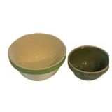 DR - Vintage Green Bowls by Roseville and More