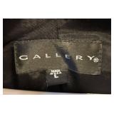 LS - Gallery Black Faux-Fur Coat - Size Large
