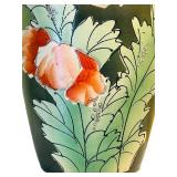 UL - Vintage Japanese Hand Painted Moriage Style Vase