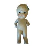 UL - Made in Japan 5-Inch Bisque Dolls - Pair of Vintage Ceramic Baby Figures