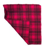 LL - Pottery Barn Full/Queen Red Quilted Comforter Set with 2 Shams - 100% Cotton