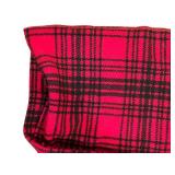 LL - Pottery Barn Full/Queen Red Quilted Comforter Set with 2 Shams - 100% Cotton