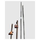 G - Bar Clamps & C-Clamps Up to 73 in Length - Assorted Long Clamps