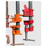 G - Bar Clamps & C-Clamps Up to 73 in Length - Assorted Long Clamps