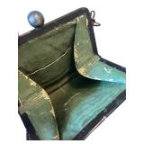 UL - Two Antique Art Nouveau Hand Tooled Leather Purses