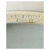 DR - John Maddock & Co Covered Tureen - White, 12in Dia, Leaf-Embossed