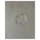 UL - Pair of vintage ceramic platters - largest 11x17 in, floral motifs