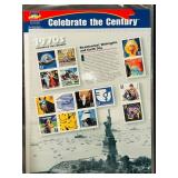 LL - US Stamp Collection - Celebrate the Century Binder, Hollywood Legends & FDCs