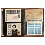 LL - US Stamp Collection - Celebrate the Century Binder, Hollywood Legends & FDCs
