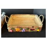 UL - Pyrex Glass Bakeware - 3-Piece Set in Wicker Baskets