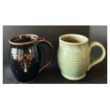 UL - Stoneware Coffee Mugs - Moose & Birch Motifs, (Set of 7)