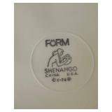 UL - Leeds by Alfred Meakin England White Dinnerware - 12-Inch Platter & Assorted Plates & Bowls