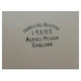 UL - Leeds by Alfred Meakin England White Dinnerware - 12-Inch Platter & Assorted Plates & Bowls