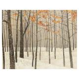 LL - Scene of Trees Art Print - Framed