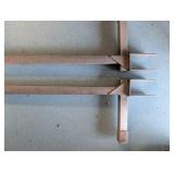 Industrial Steel Frame With U-End and Long Tubular Rail