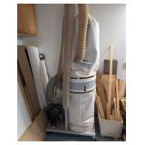 Delta 50-850 Dust Collector - 1-1/2 HP, 120/240V, 3450 RPM With 20ft Of Hose And For Multiple Machines