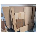 Assorted Lumber & Boards 3 Sheets Of 3/4" Oak