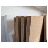 Assorted Lumber & Boards 3 Sheets Of 3/4" Oak