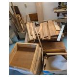 Assorted Pine Lumber Boards - Mixed Widths & Lengths (Rough-Sawn & Surfaced)