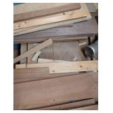 Assorted Pine Lumber Boards - Mixed Widths & Lengths (Rough-Sawn & Surfaced)