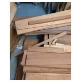 Assorted Pine Lumber Boards - Mixed Widths & Lengths (Rough-Sawn & Surfaced)