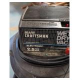 Craftsman Wet Dry Vac 2.5 HP Electric Vacuum - Double Insulated