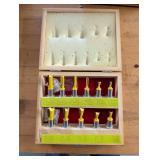 Jointech 11-Piece Router Bit Set for Box Joints, Half-Blind & Through Dovetails
