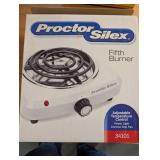 Proctor-Silex Fifth Burner 34101 - Portable Electric Stove Top