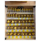 Jontech KC-5050 50-Piece Router Bit Set - 1/2 in Shank