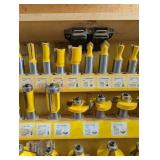 Jontech KC-5050 50-Piece Router Bit Set - 1/2 in Shank